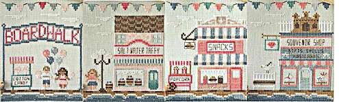 Click for more details of Beach Boardwalk 2 (cross stitch) by Country Cottage Needleworks