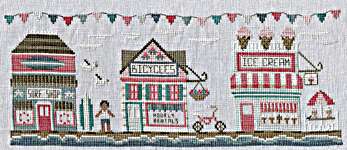Click for more details of Beach Boardwalk (cross stitch) by Country Cottage Needleworks