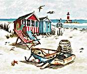 Click for more details of Beach (cross stitch) by Letistitch