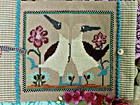 Click/tap for more details of Beach Dance (cross stitch) by Lindy Stitches