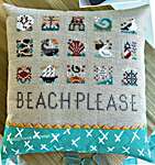 Click for more details of Beach Please (cross stitch) by Hands On Design