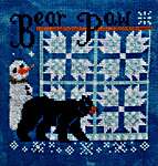Click/tap for more details of Bear Paw (cross stitch) by Kira Lyns Needlearts
