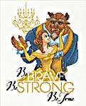 Click for more details of Beauty and the Beast: Be Brave (cross stitch) by Dimensions