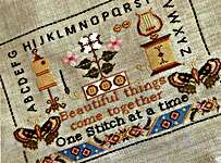 Click for more details of Beauty of Stitch Tool Box (cross stitch) by Twin Peak Primitives