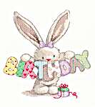 Click for more details of Bebunni - Birthday (cross stitch) by Bothy Threads