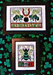 Click/tap for more details of Bee My Lucky Charm (cross stitch) by Hinzeit