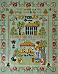 Click for more details of Beekeeping Sampler (cross stitch) by Twin Peak Primitives