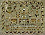 Click for more details of Beeyoutiful Sampler (cross stitch) by Twin Peak Primitives