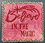 Click/tap for more details of Believe in the Magic (cross stitch) by Keslyn's