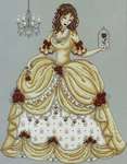 Click/tap for more details of Belle (cross stitch) by Shannon Christine