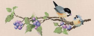 Click/tap for more details of Berry Time (cross stitch) by Valerie Pfeiffer