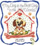 Click for more details of Best Dog in the World (cross stitch) by Imaginating