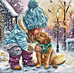 Click/tap for more details of Best Friends (cross stitch) by Letistitch