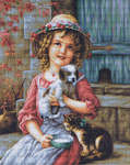 Best of Friends - Petit Point on 25 count