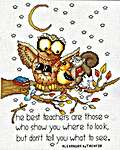 Click/tap for more details of Best Teachers (cross stitch) by Imaginating