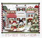 Click/tap for more details of Best Time Merry Christmas (cross stitch) by Stoney Creek