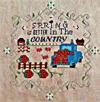 Click for more details of Better In The Country - Spring (cross stitch) by Twin Peak Primitives