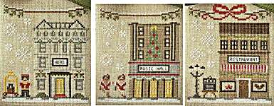 Click for more details of Big City Christmas - a Weekend Break (cross stitch) by Country Cottage Needleworks