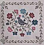 Click for more details of Bird On The Branch (L'oiseau sur la branche) (cross stitch) by Tralala