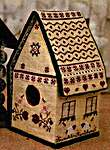 Click/tap for more details of Birdhouse In Spring Sewing Box (cross stitch) by MTV Cross Stitch Designs