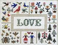 Click for more details of Birds, Bees and Trees (cross stitch) by The Needle's Notion