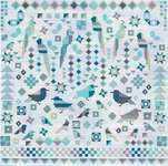 Click/tap for more details of Birds Patchwork Style (cross stitch) by Riverdrift House