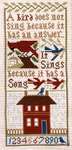 Click for more details of Birdsong I (cross stitch) by The Prairie Schooler