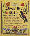 Click for more details of Birth Sampler (cross stitch) by Lila's Studio