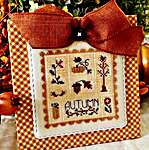 Click/tap for more details of  Bits And Pieces Of Autumn (cross stitch) by Little House Needleworks