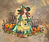 Click/tap for more details of Black Magic Academy Belinda Botanica (cross stitch) by Bella Filipina
