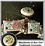 Click for more details of Blackberries and Bees Trio Needlework Accessories (cross stitch) by The Sweetheart Tree