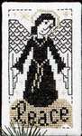Click/tap for more details of Blackwork Angels (cross stitch) by The Prairie Schooler