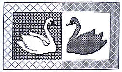 Click for more details of Blackwork Swans (blackwork) by Classic Embroidery