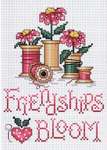 Click/tap for more details of Blessings and Blooms (cross stitch) by Sue Hillis Designs