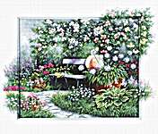 Click for more details of Blooming Garden (cross stitch) by Luca - S