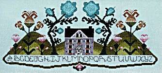 Click/tap for more details of Blossom Hills (cross stitch) by By The Bay Needleart