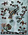 Click for more details of Blue Bird In A Cherry Tree (cross stitch) by Kathy Barrick