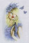 Click for more details of Blue Butterflies (cross stitch) by Lanarte