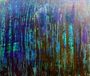 Click for more details of Blue in green (mixed media) by vimatara