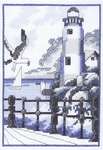 Click for more details of Blue Lighthouse (cross stitch) by Permin of Copenhagen