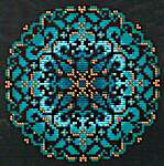 Click for more details of Blue Mandala (cross stitch) by Shannon Christine