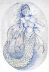 Click for more details of Blue Mermaid (cross stitch) by X's & Oh's