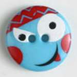 Click for more details of Blue Pirate Buttons (beads and treasures) by Dill - World of Buttons