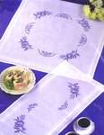 Click for more details of Blue Roses Table Cover - Cross Stitch (embroidery) by Permin of Copenhagen
