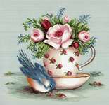 Bluebird and Teacup