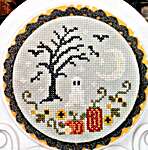 Click/tap for more details of Boo's Garden (cross stitch) by Erin Elizabeth Designs