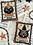 Click/tap for more details of Boo Whoo (cross stitch) by Luminous Fiber Arts