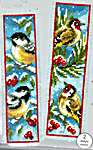 Click for more details of Bookmark: Birds in Winter: Set of 2 (cross stitch) by Vervaco