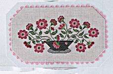 Click/tap for more details of Bouquet Rose (cross stitch) by Tralala