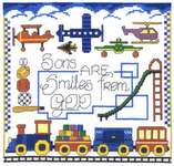 Click for more details of Boy Smiles (cross stitch) by Imaginating